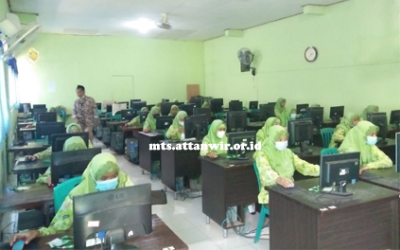 MTs Islamiyah Attanwir laksanakan UM (Ujian Madrasah) 2021 Secara luring
