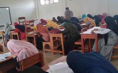 Sebanyak 630 Pelajar MTs Islamiyah Attanwir laksanakan Ujian Praktek